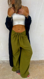 Olive Sunny Dayz Beach Pants