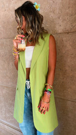 Lime Vested City Girl Vest