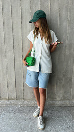 White Double Button Vest