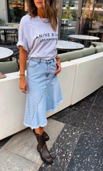 Riley Undone Denim Skirt