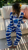 Blue Giving Waves Crochet Set