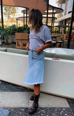 Riley Undone Denim Skirt