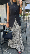 Cheetah Spots Longline Skirt