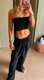 Black Sunny Dayz Beach Pants