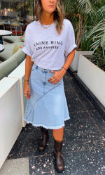 Riley Undone Denim Skirt