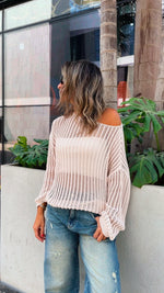 Beige Kiki Knitted Top