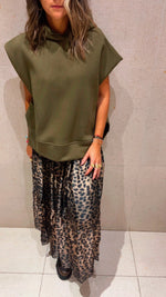 Night Out Leopard Skirt