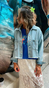 Undone Cropped Denim Jacket