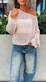 Beige Kiki Knitted Top