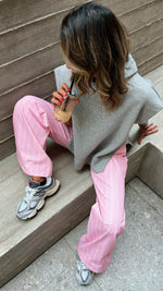 Pink Stripe Pants