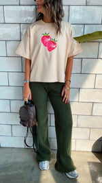 Olive Knit Pants