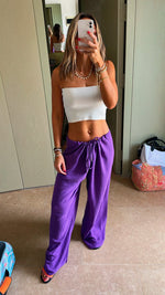 Purple Sunny Dayz Beach Pants