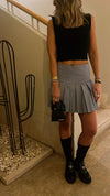 Grey School Girl Skirt