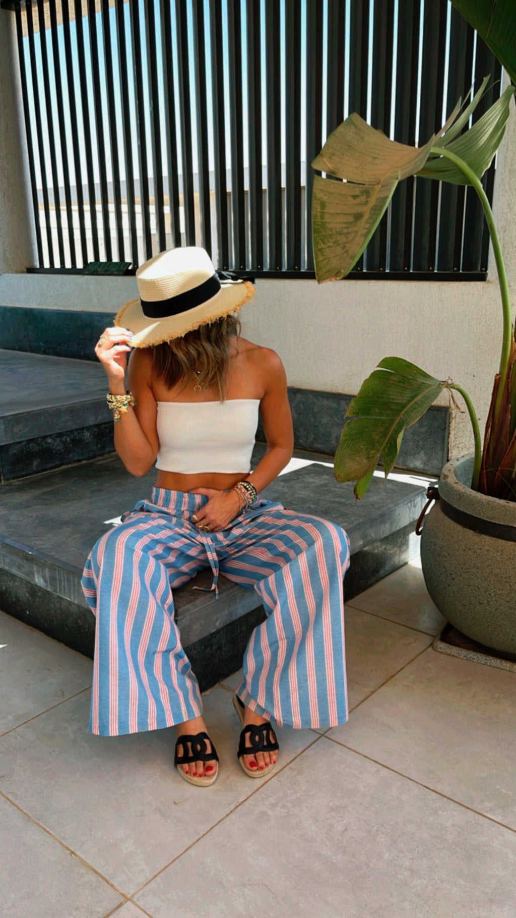 Sunset Stripe Pants