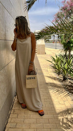 Beige Venice Basic Dress