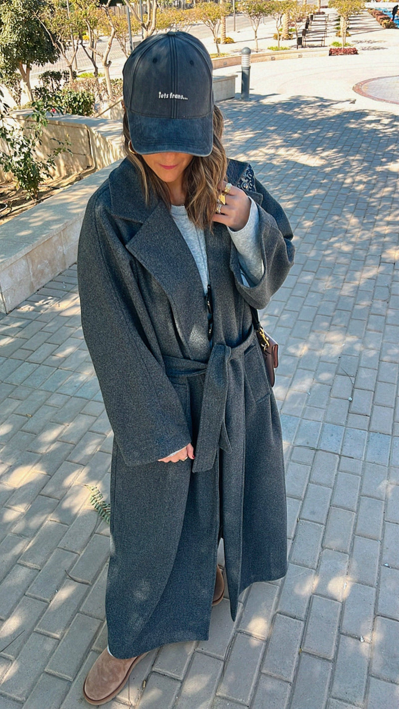 Grey Cold Outside Coat