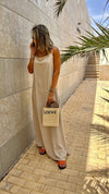 Beige Venice Basic Dress