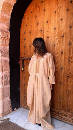 Linen Gold Detail Kaftan