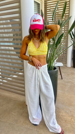 White Sunny Dayz Beach Pants