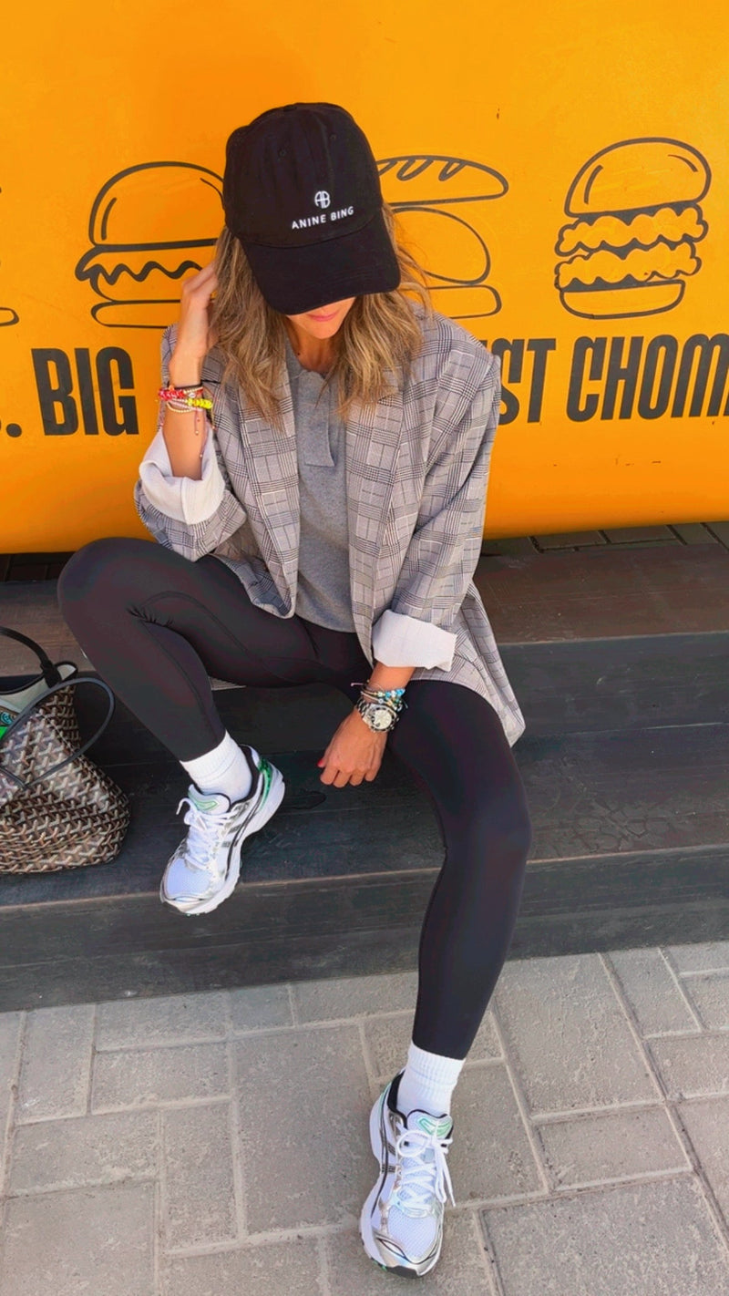 Grey Girl Boss Retro Oversize Blazer