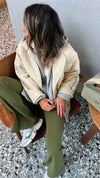 Beige Quilted Everyday Jacket