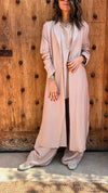 Beige 3 Piece Kimono Set