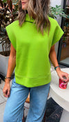 Lime Sleeveless Cool Nights Hoodie