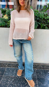 Beige Kiki Knitted Top