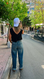 Black Backless X Vest