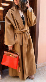 Camel Cold Outside Coat