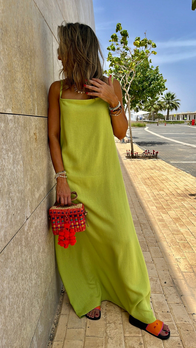 Lime Venice Basic Dress