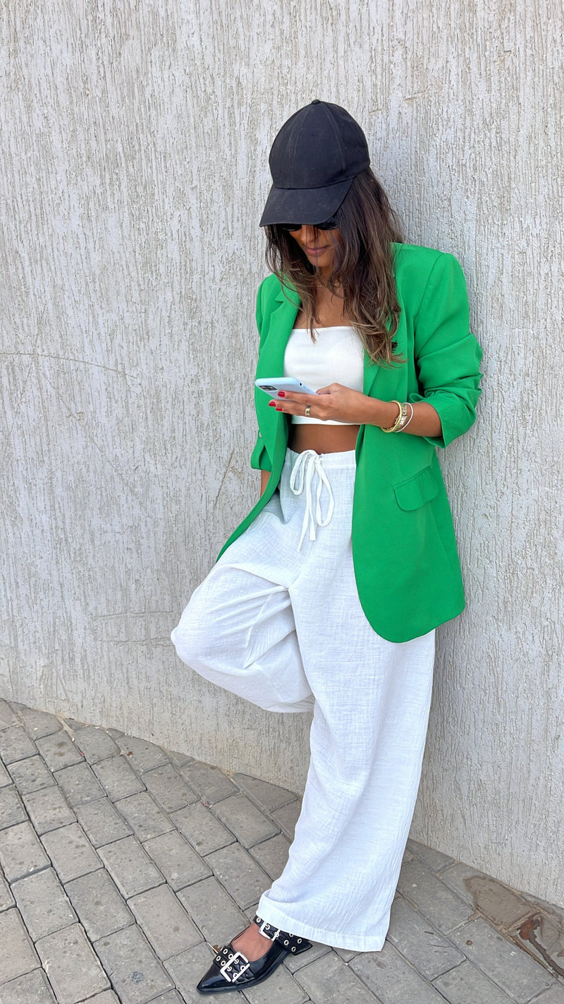 Green Cool Girl Blazer