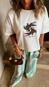 Lile The Crocodile Highlow Tee