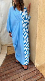 Blue Double Fun Kaftan