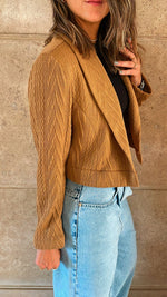 Brown Braided Jacket