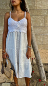 White Lace Like Summery Dress