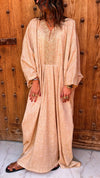 Linen Gold Detail Kaftan