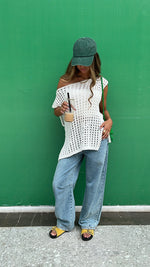 White Warm Morning Crochet Top
