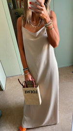 Beige Venice Basic Dress