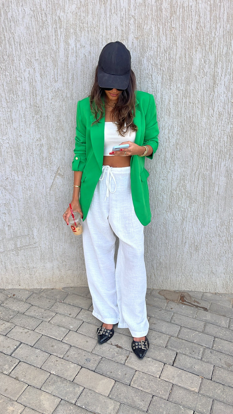 Green Cool Girl Blazer