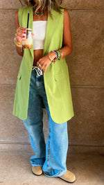 Lime Vested City Girl Vest