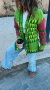 Green All The Funk Knit Jacket