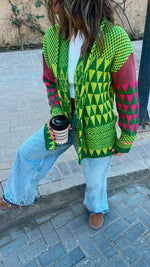 Green All The Funk Knit Jacket