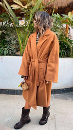 Camel Frillu Signature Coat