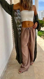 Taupe Sunny Dayz Beach Pants