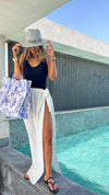 Blues Palms Tote Bag