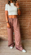 Cafe Satin Feel Breezy Pants