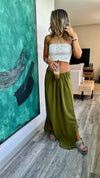 Olive Sunny Dayz Beach Skirt