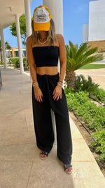 Black Sunny Dayz Beach Pants