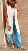 Ivory Vested City Girl Vest